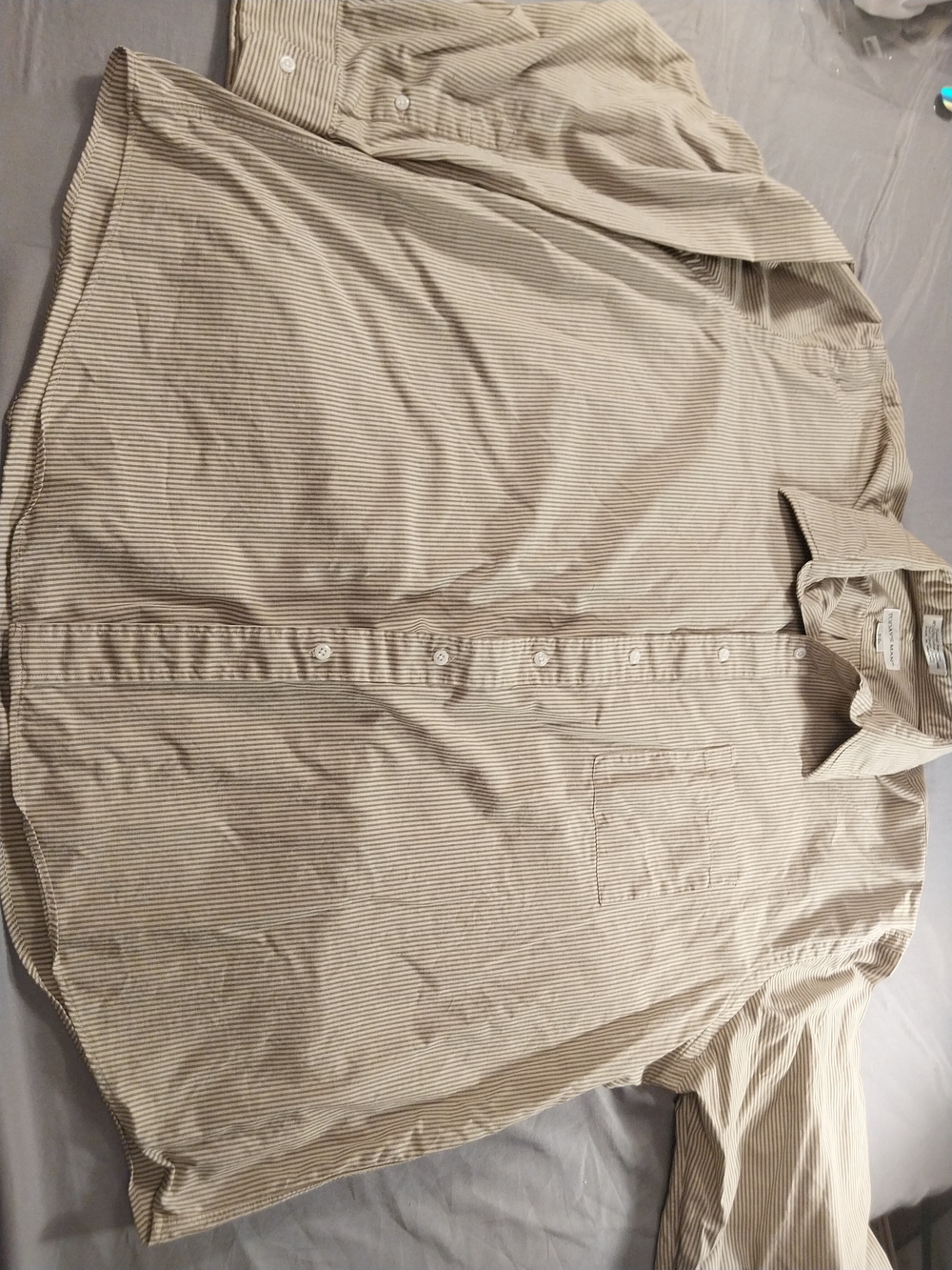 Vintage Striped Today's Man Dress Shirt # 371